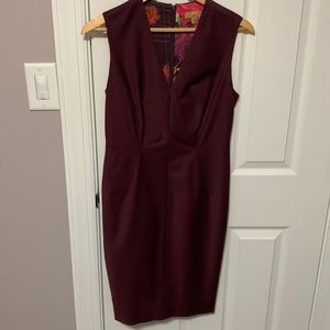 Burgundy Ted Baker